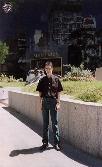 Here you can see me standing in front of the new office building in Buenos Aires/Argentina! (December 1998)