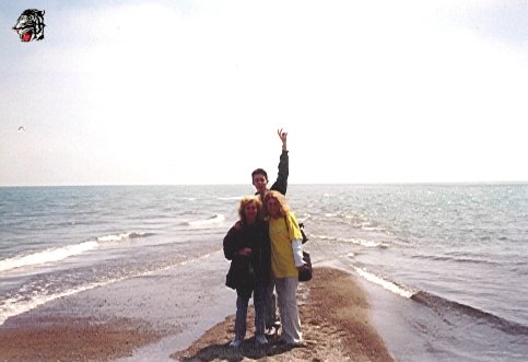 My mum, my sister Nadine and I @ the Point Pelee National Park - The most southest point of Canada! (May 2nd, 2000)