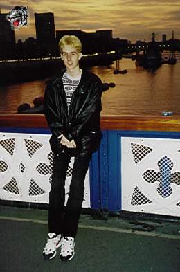 On this picture I am in London standing on the Tower Bridge! (September 1998)